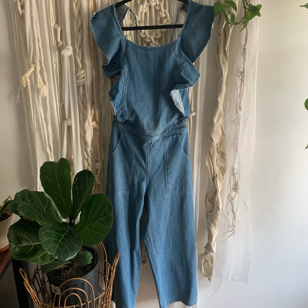 NWT SugarLips Denim Jumpsuit